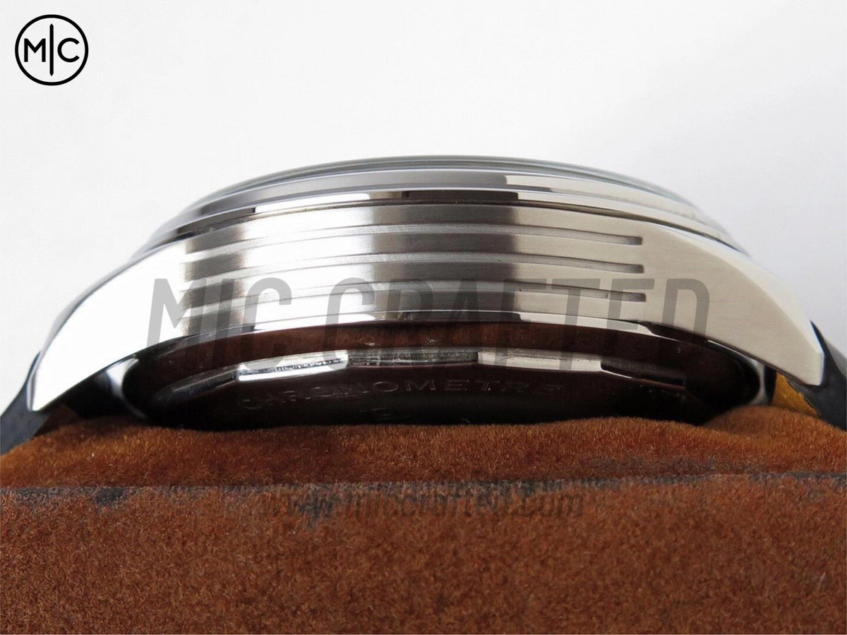 Premier Chronograph 42mm 不鏽鋼黑色錶面搭配黑色皮革錶帶 - 尊貴版