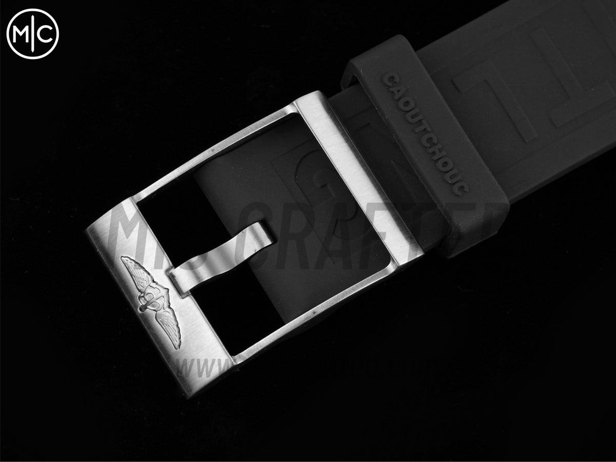 Superocean Automatic 44mm 不鏽鋼黑色錶面、黑色錶圈搭配黑色橡膠錶帶 - 尊貴版