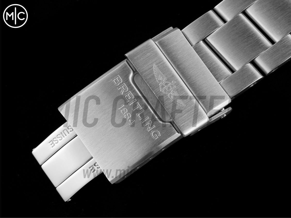 Superocean Automatic 44mm 不鏽鋼黃色錶面、黑色錶圈搭配不鏽鋼錶鏈 - 尊貴版