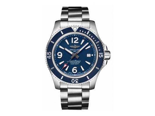 Superocean Automatic 44mm SS Blue Dial Blue Bezel on SS Bracelet – Premium Edition