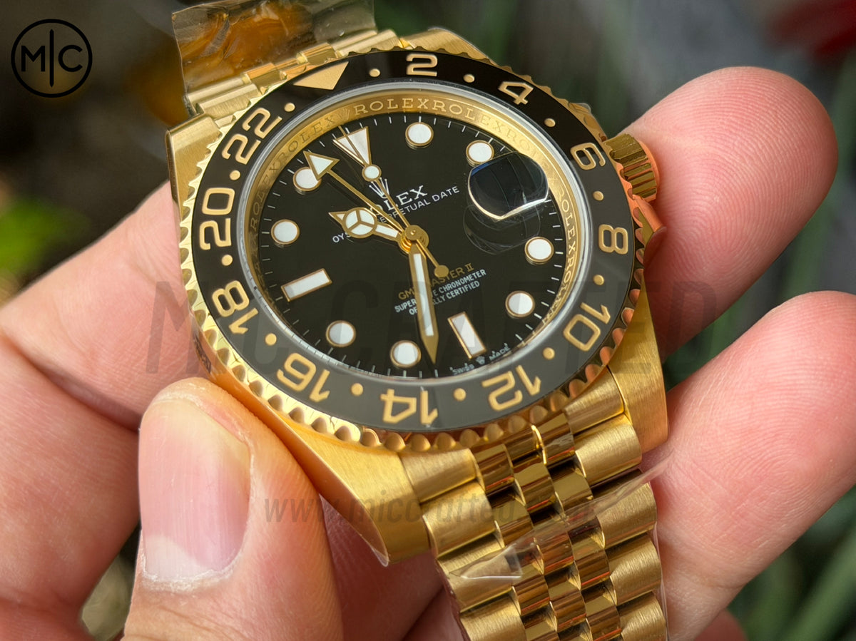 GMT-Master II 126718 GRNR Black/Gray Ceramic on Jubilee Bracelet – Premium Edition