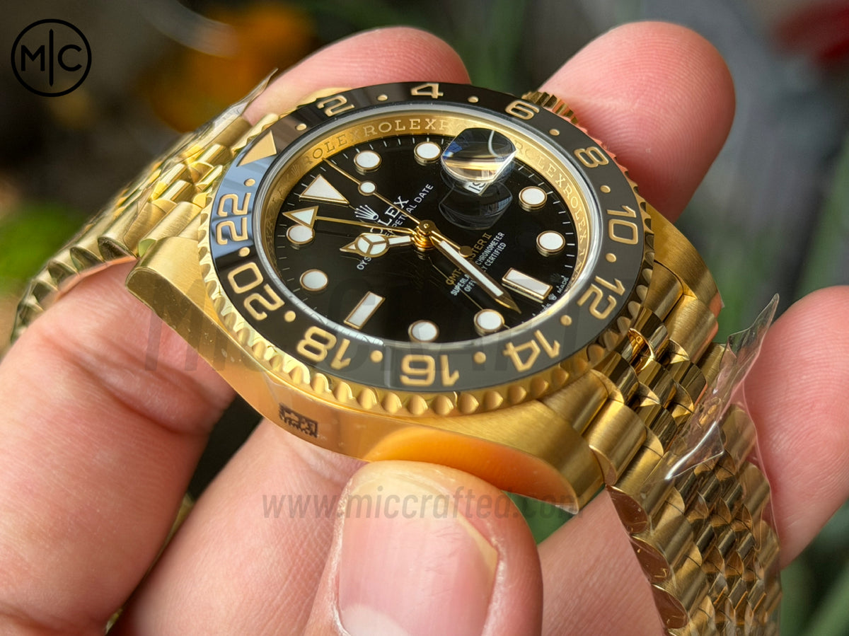 GMT-Master II 126718 GRNR Black/Gray Ceramic on Jubilee Bracelet – Premium Edition