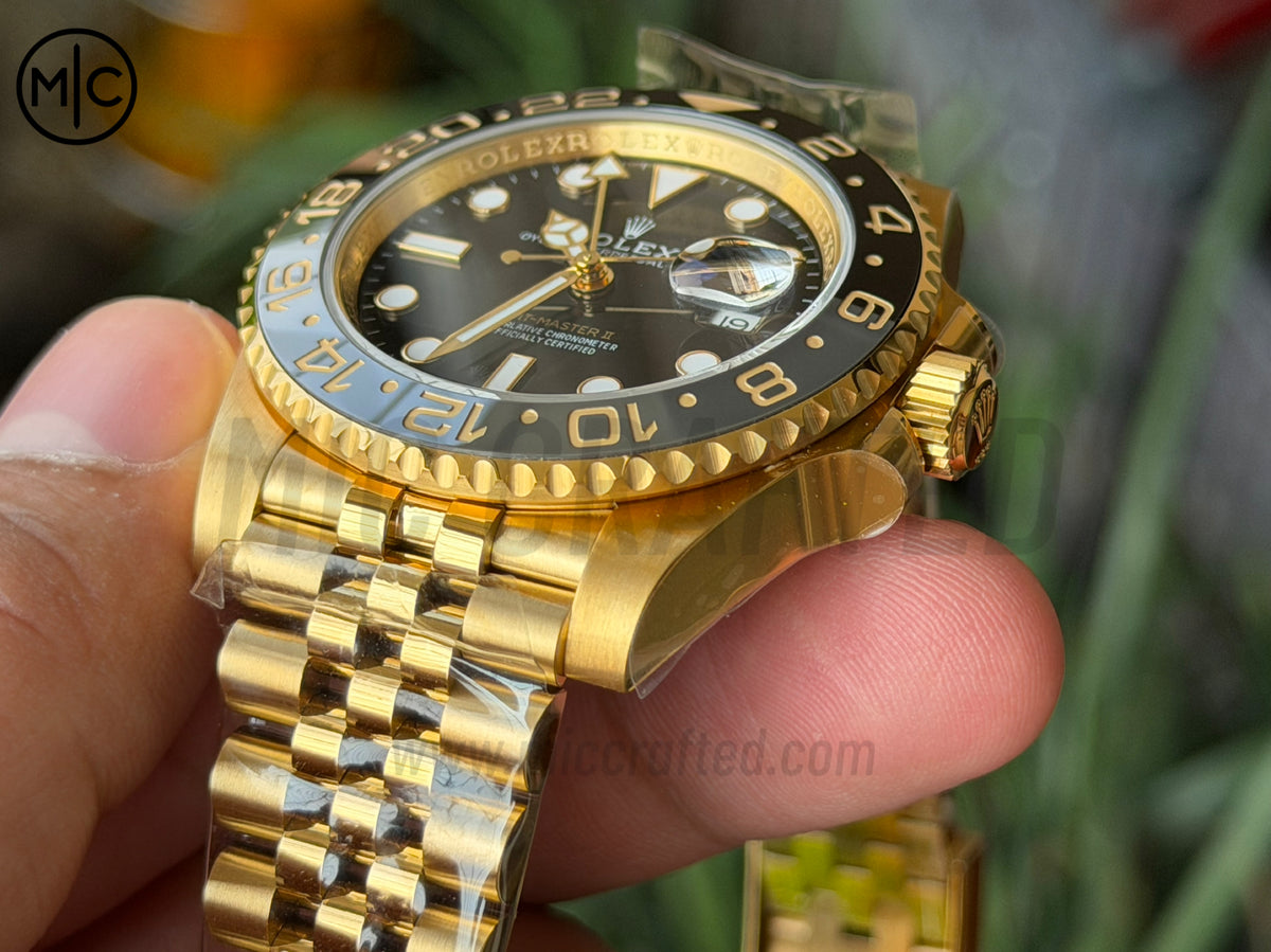 GMT-Master II 126718 GRNR Black/Gray Ceramic on Jubilee Bracelet – Premium Edition