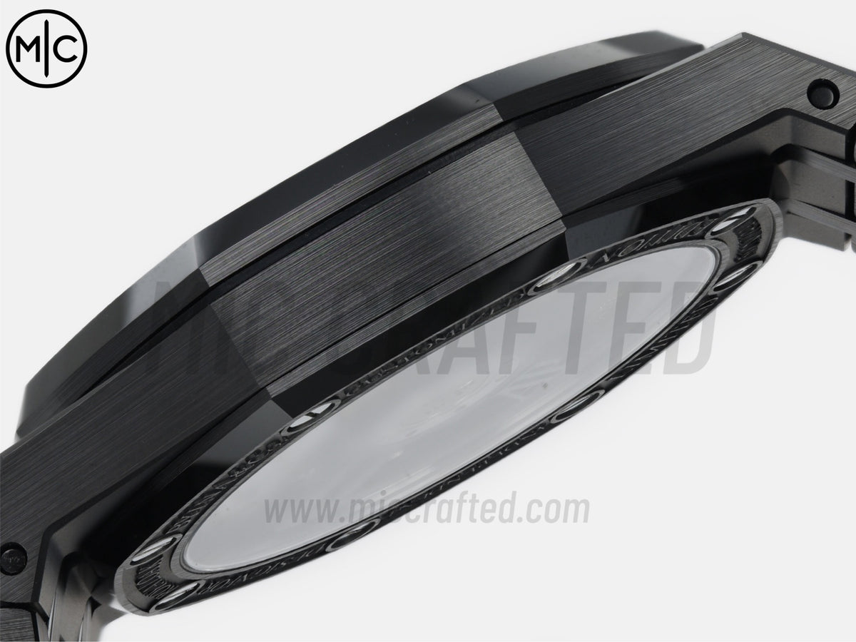 Royal Oak 41mm 15500 Black Ceramic Black Dial on Black Ceramic Bracelet – Handcrafted Version