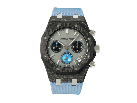Royal Oak Chrono DIW 26240 41mm Quartz Fiber/NY Ash Grey Dial – Handcrafted Version