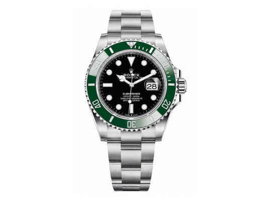 Submariner 潛航者型 41mm 126610 LV Starbucks 904L 不鏽鋼黑色錶盤，配不鏽鋼鍊帶 - 高級版