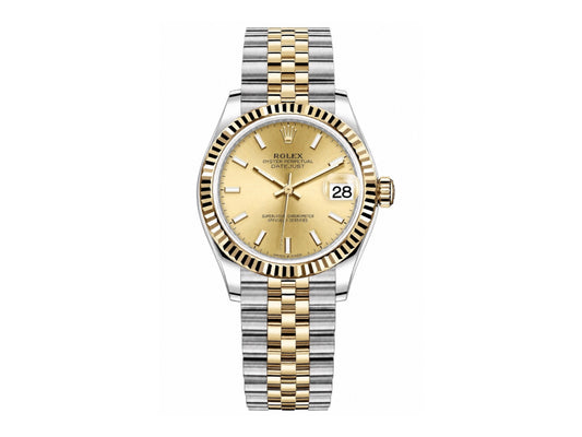 DateJust 31mm Ladies 278273 Fluted Bezel SS/YG Yellow Gold Dial on Jubilee Bracelet – Premium Edition