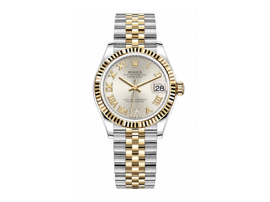 DateJust 31mm Ladies 278273 Fluted Bezel SS/YG Silver Roman Dial on Jubilee Bracelet – Premium Edition