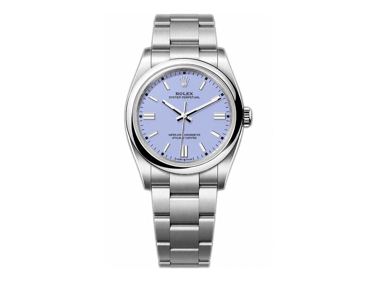 Oyster Perpetual 126000 36毫米 904L 精鋼 2025 薰衣草紫色錶盤 - 高級版