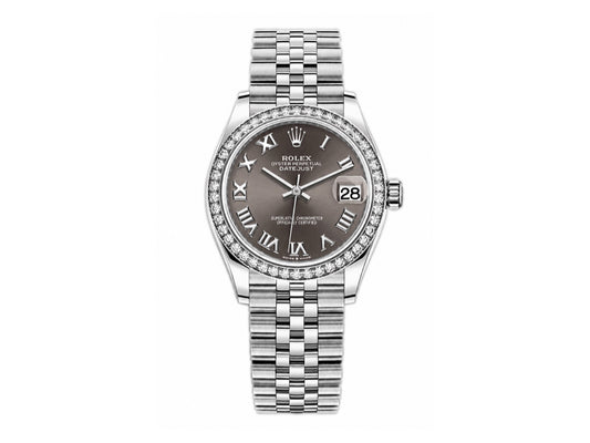 DateJust 31mm Ladies 278384 SS Gray Roman Dial on Jubilee Bracelet – Premium Edition