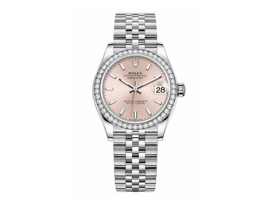 DateJust 31mm Ladies 278384 SS Pink Dial on Jubilee Bracelet – Premium Edition