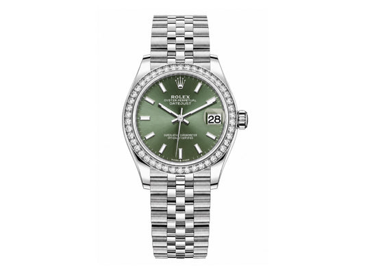 DateJust 31mm Ladies 278384 SS Green Dial on Jubilee Bracelet – Premium Edition