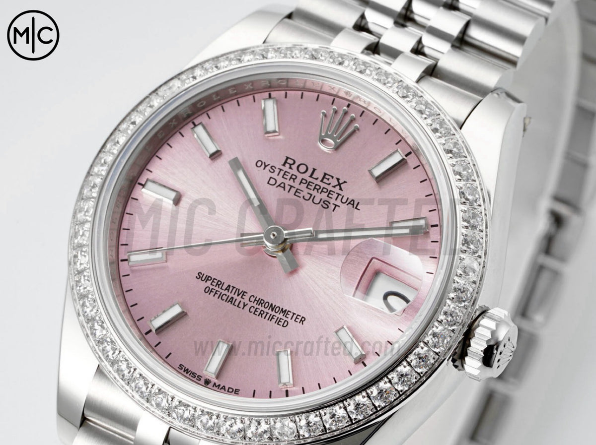 DateJust 31mm Ladies 278384 SS Pink Dial on Jubilee Bracelet – Premium Edition