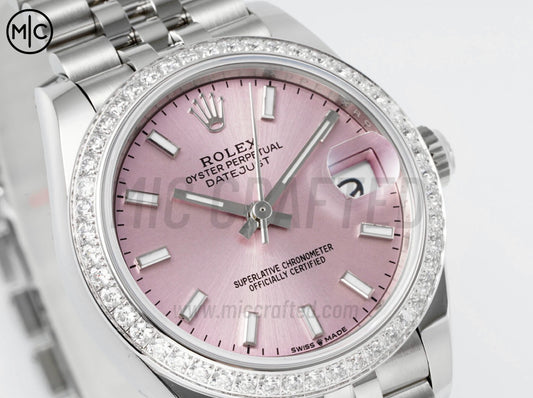 DateJust 31mm Ladies 278384 SS Pink Dial on Jubilee Bracelet – Premium Edition