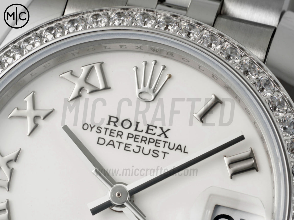 DateJust 31mm Ladies 278384 SS White Roman Dial on Jubilee Bracelet – Premium Edition