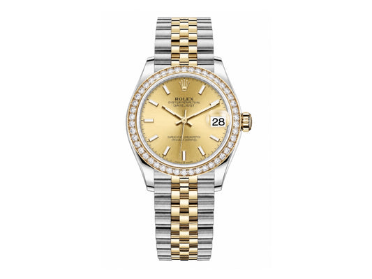 DateJust 31mm Ladies 278383 SS/YG Gold Dial on Jubilee Bracelet – Premium Edition