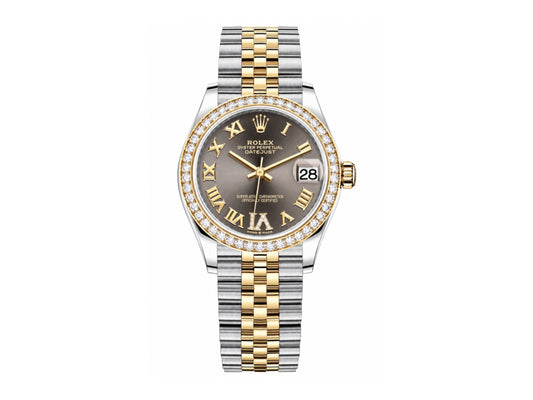 DateJust 31mm Ladies 278383 SS/YG Gray Roman Dial on Jubilee Bracelet – Premium Edition