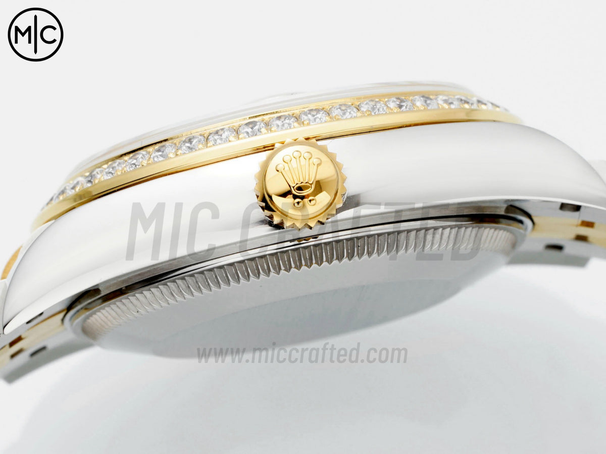 DateJust 31mm 女款 278383 不鏽鋼／黃金白色羅馬數字錶盤配 Jubilee 錶帶 - 高級版
