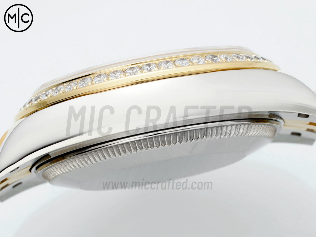 DateJust 31mm 女款 278383 不鏽鋼／黃金白色羅馬數字錶盤配 Jubilee 錶帶 - 高級版