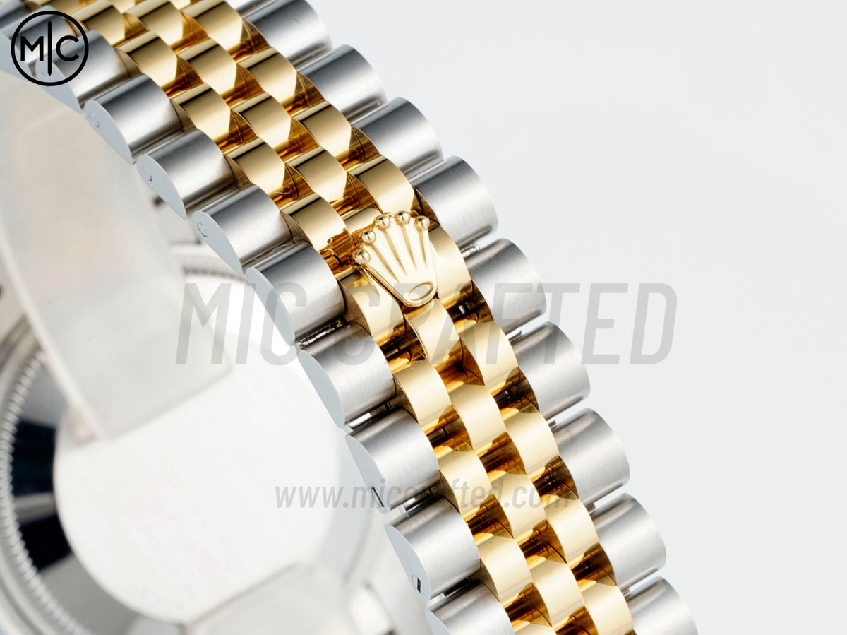 DateJust 31mm 女款 278383 不鏽鋼／黃金白色羅馬數字錶盤配 Jubilee 錶帶 - 高級版