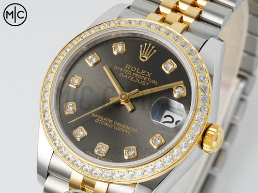 DateJust 31mm Ladies 278383 SS/YG Gray Dial on Jubilee Bracelet – Premium Edition