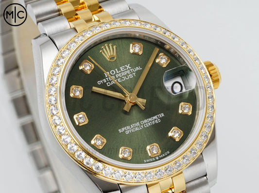 DateJust 31mm Ladies 278383 SS/YG Green Dial on Jubilee Bracelet – Premium Edition