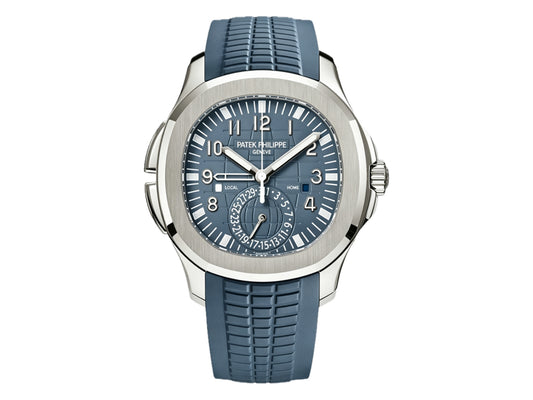 Aquanaut 5164G 41mm SS Blue Dial on Blue Rubber Strap – Premium Edition