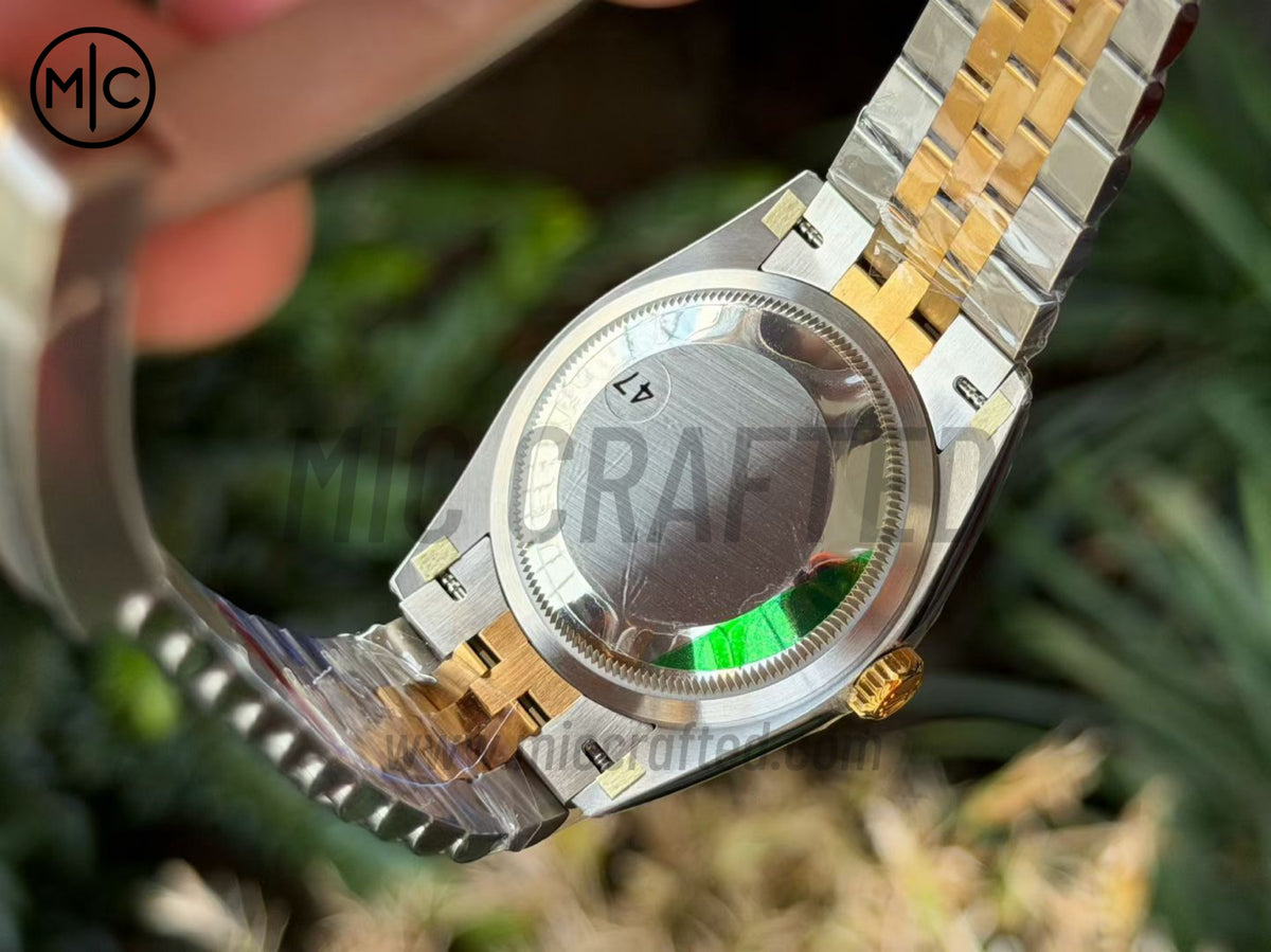 DateJust 36mm 126233 SS/YG Green Roman Dial on Jubilee Bracelet – Premium Edition
