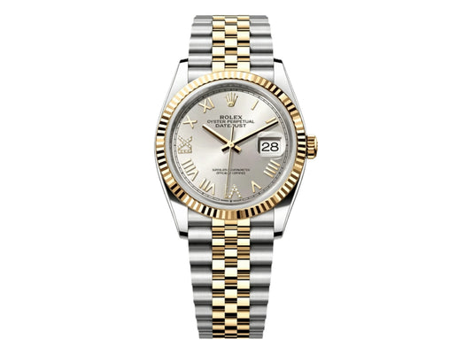 DateJust 36mm 126233 SS/YG Silver Roman Dial on Jubilee Bracelet – Premium Edition