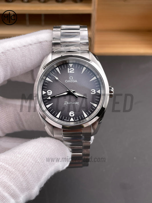 Aqua Terra 150M 38mm Master Gray Dial on SS Bracelet – Premium Edition