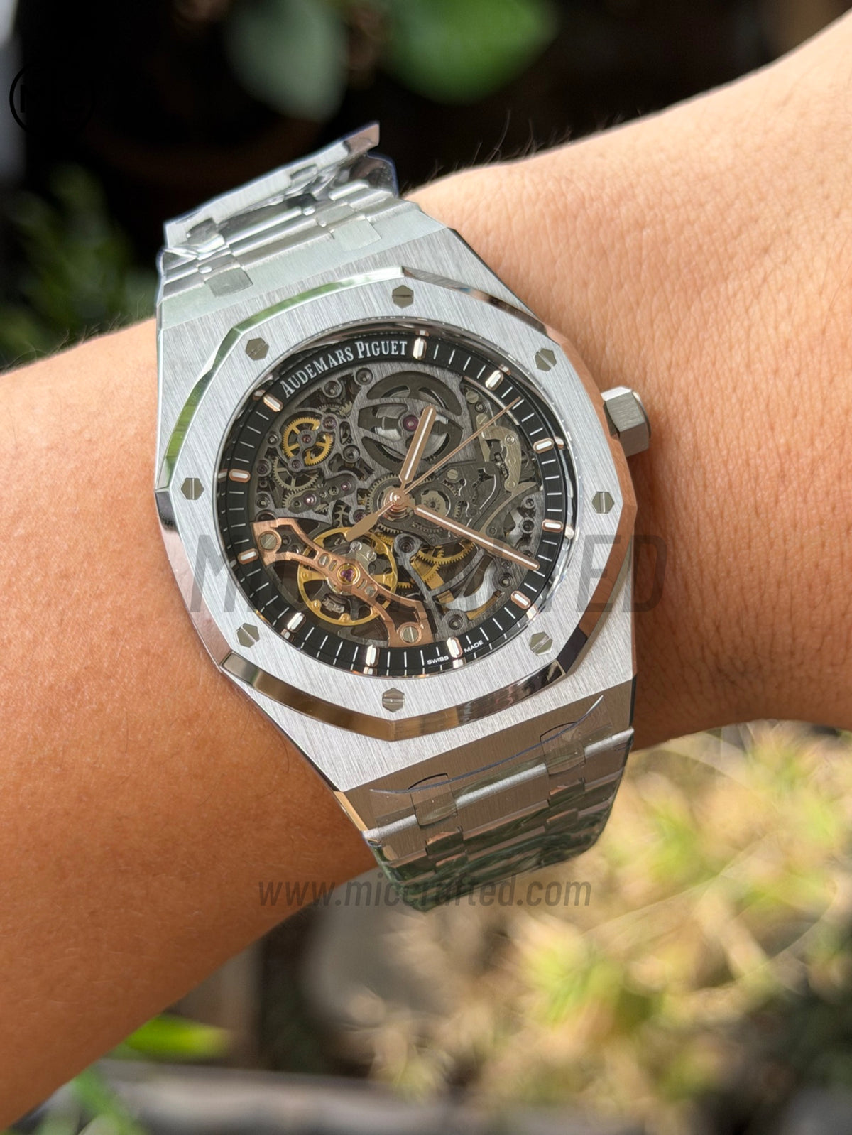 Royal Oak 41mm Openworked 15407 on SS Bracelet – Premium Edition