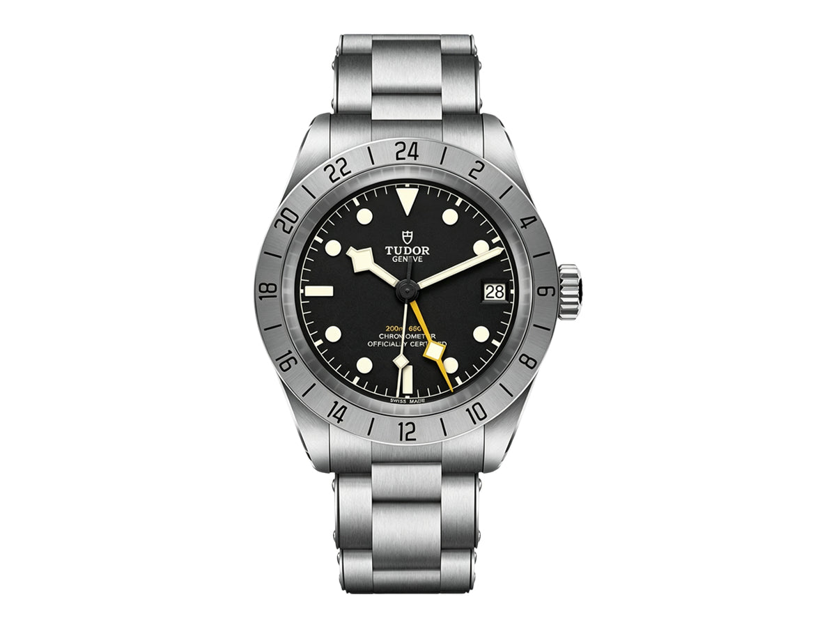 Black Bay Pro M79470 39mm GMT 不鏽鋼 黑色錶盤搭配不鏽鋼錶鏈 - 尊享版