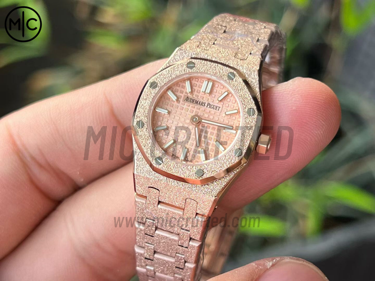 Royal Oak 23mm RG Frosted 67630OR Quartz – Premium Edition