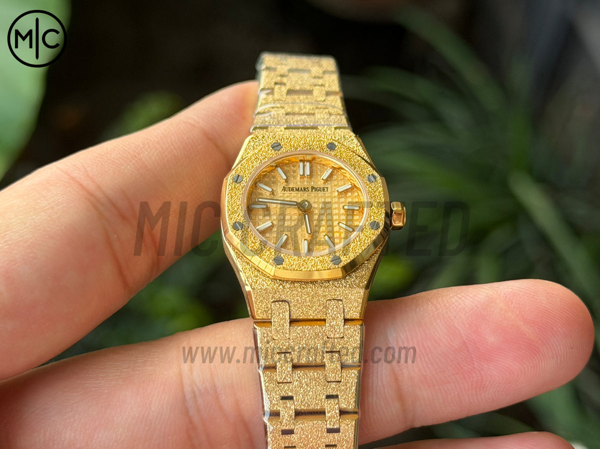 Royal Oak 23mm YG Frosted 67630BA Quartz – Premium Edition