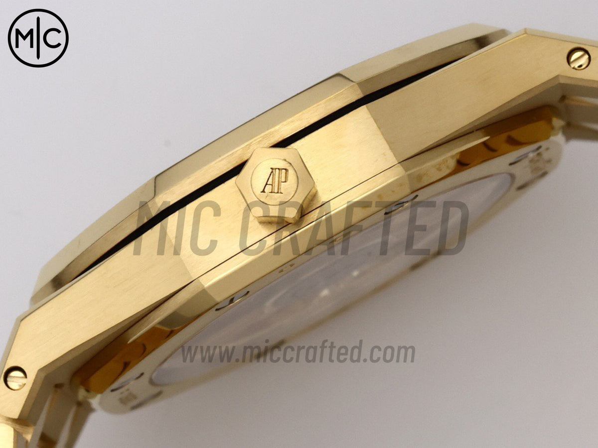 Royal Oak Openworked 16204 39mm YG Skeleton Dial on YG Bracelet – Premium Edition