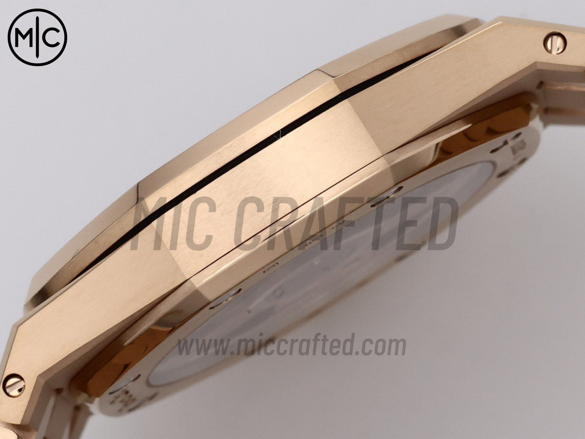 Royal Oak Openworked 16204 39mm 玫瑰金 鏤空錶盤搭配玫瑰金錶鏈 - 尊享版