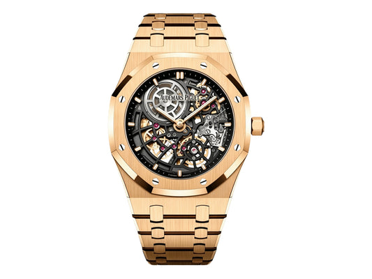 Royal Oak Openworked 16204 39mm RG Skeleton Dial on RG Bracelet – Premium Edition