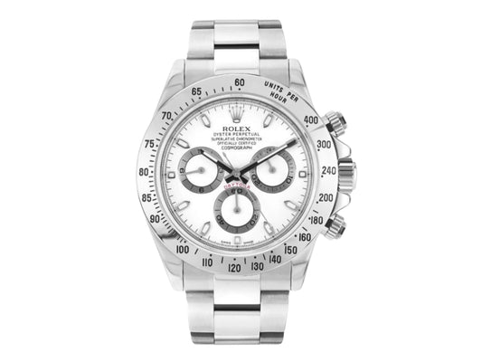 Daytona 116520 904L Steel White Dial on SS Braclet – Premium Edition