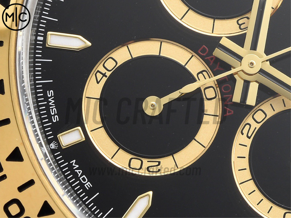 Daytona 126503 黑色錶盤配 SS/YG 錶帶 – 高級版