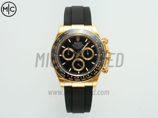 Daytona 126518 Black Dial on Oysterflex Strap – Premium Edition