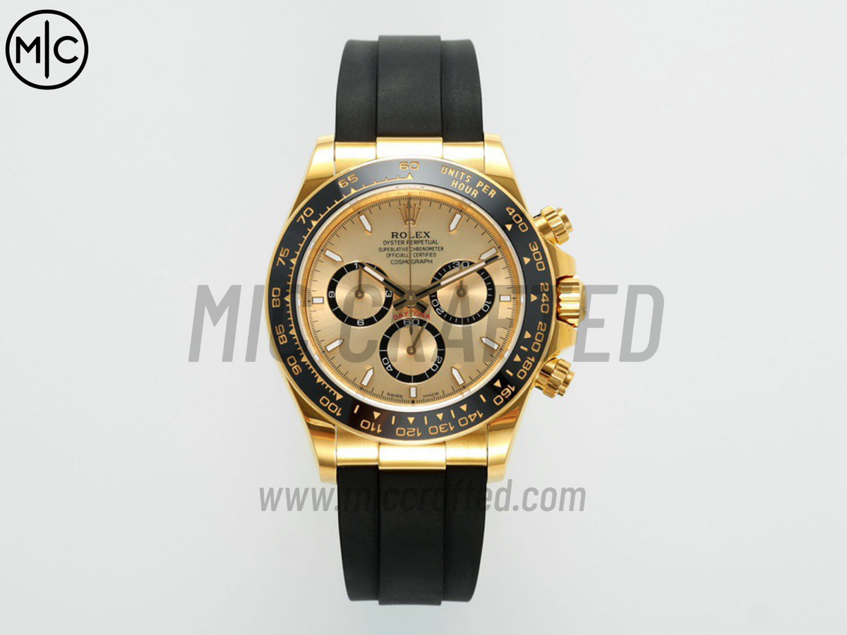 Daytona 126518 YG Dial on Oysterflex Strap – Premium Edition