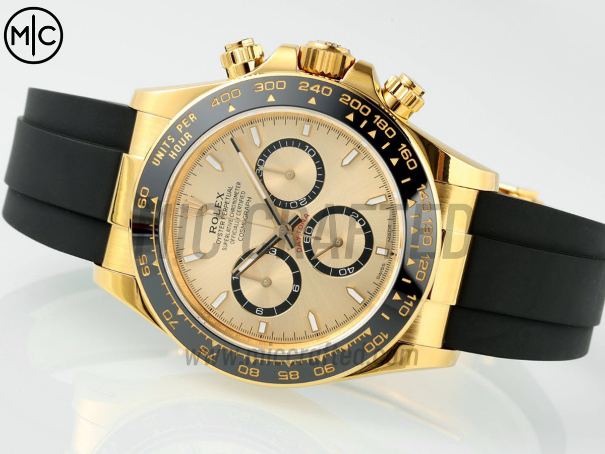 Daytona 126518 YG Dial on Oysterflex Strap – Premium Edition