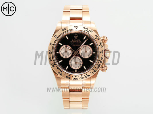 Daytona 126505 Black/RG Dial on RG Bracelet – Premium Edition