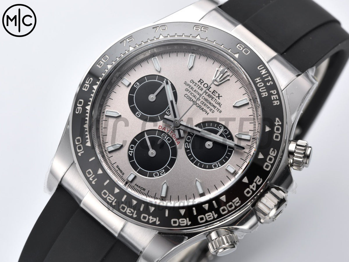 Daytona 126519 Gray/Black Dial on Oysterflex Strap – Premium Edition