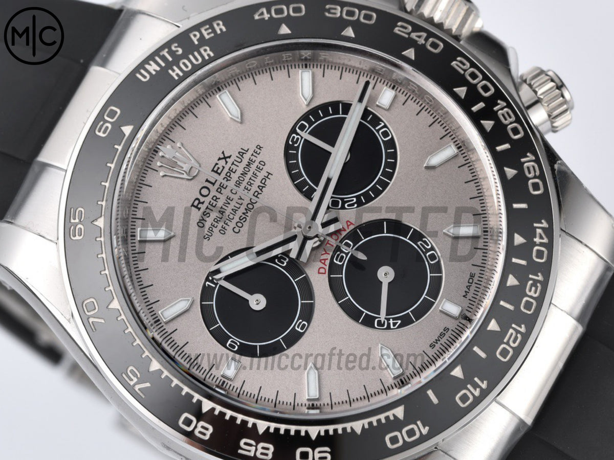 Daytona 126519 Gray/Black Dial on Oysterflex Strap – Premium Edition