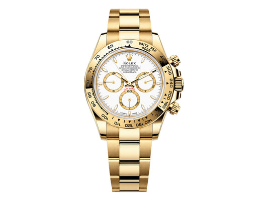 Daytona 126508 White Dial on YG Bracelet – Premium Edition