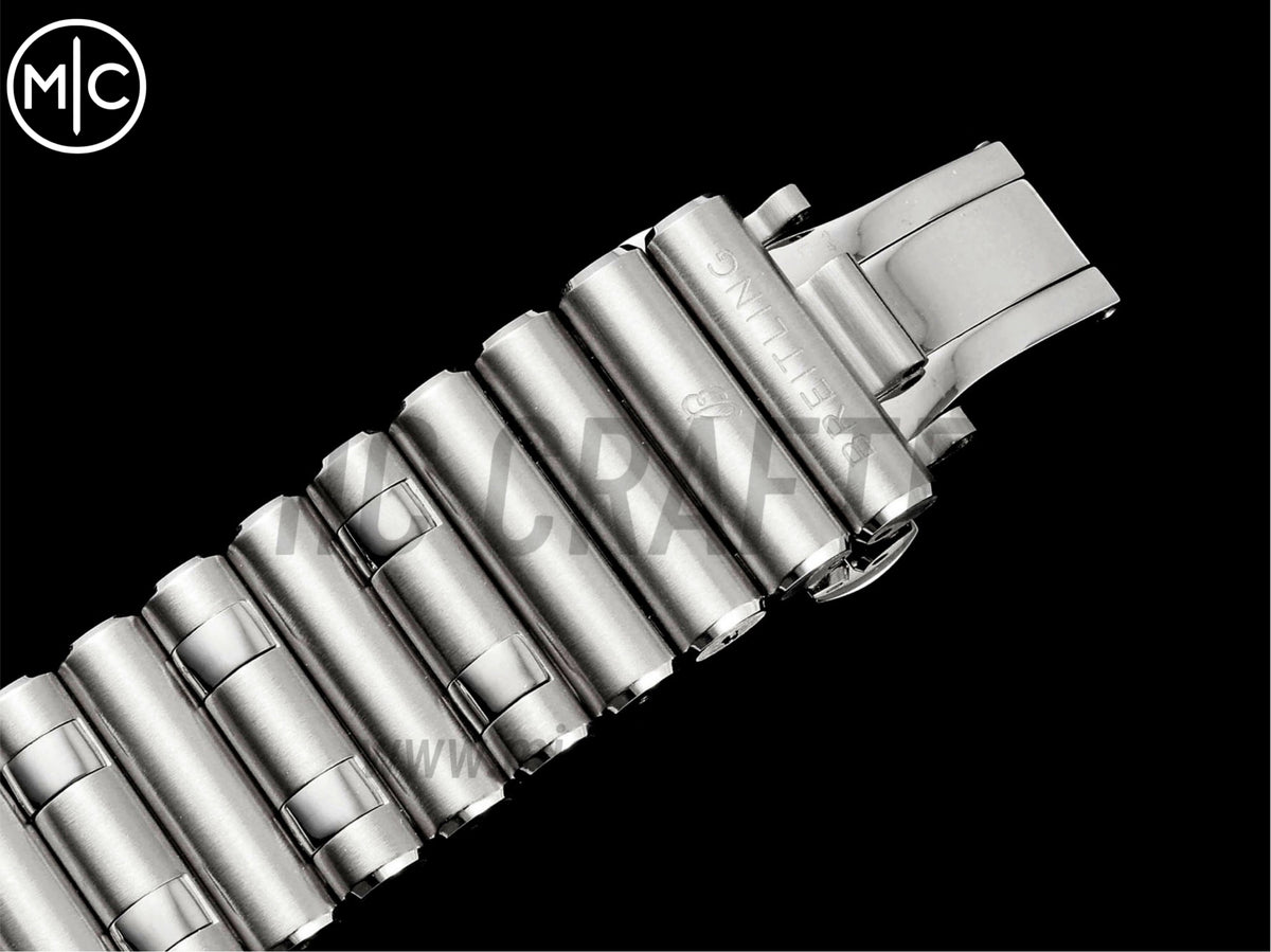 Super Chronomat B01 44mm SS 黃色錶盤配 SS 錶鏈 - 尊享版