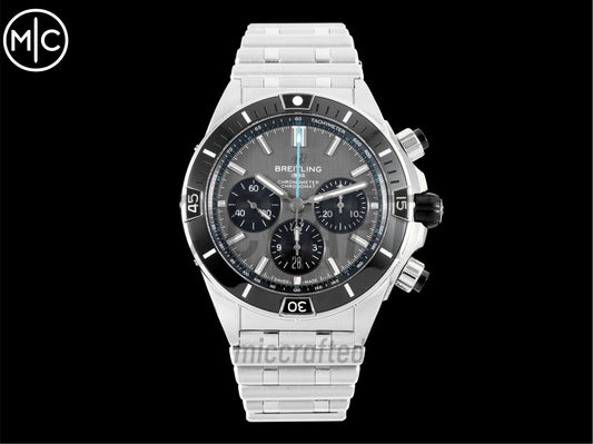 Super Chronomat B01 44mm SS Gray Dial on SS Bracelet – Premium Edition