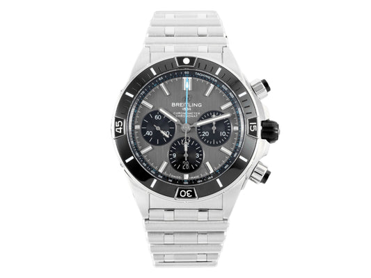 Super Chronomat B01 44mm SS Gray Dial on SS Bracelet – Premium Edition