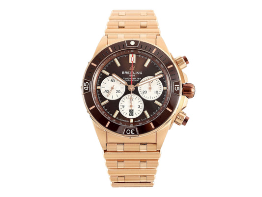 Super Chronomat B01 44mm RG Brown Dial on RG Bracelet – Premium Edition
